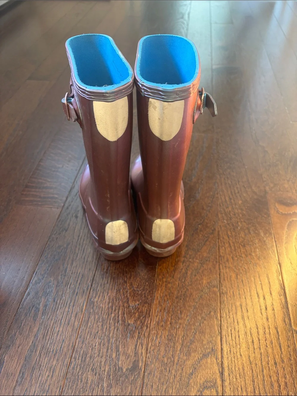 Hunter Kids Iridescent Purple-Pink Rain Boots